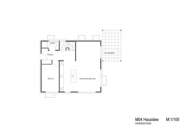 Einfamilienhaus M04 - Erdgeschoss