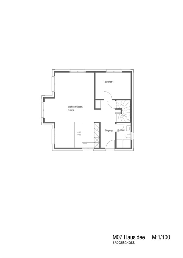 Einfamilienhaus M07 - Erdgeschoss