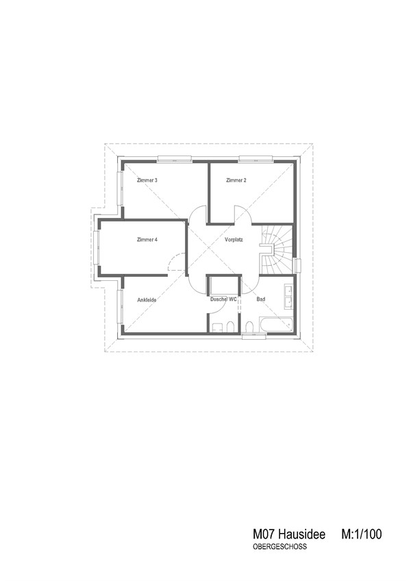 Einfamilienhaus M07 - Obergeschoss
