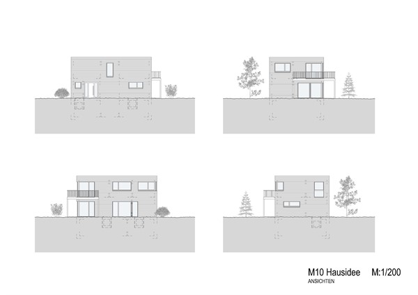 Einfamilienhaus M10 - Aussenansicht