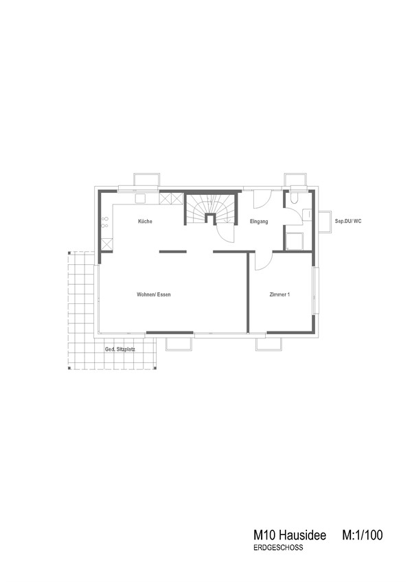 Einfamilienhaus M10 - Erdgeschoss