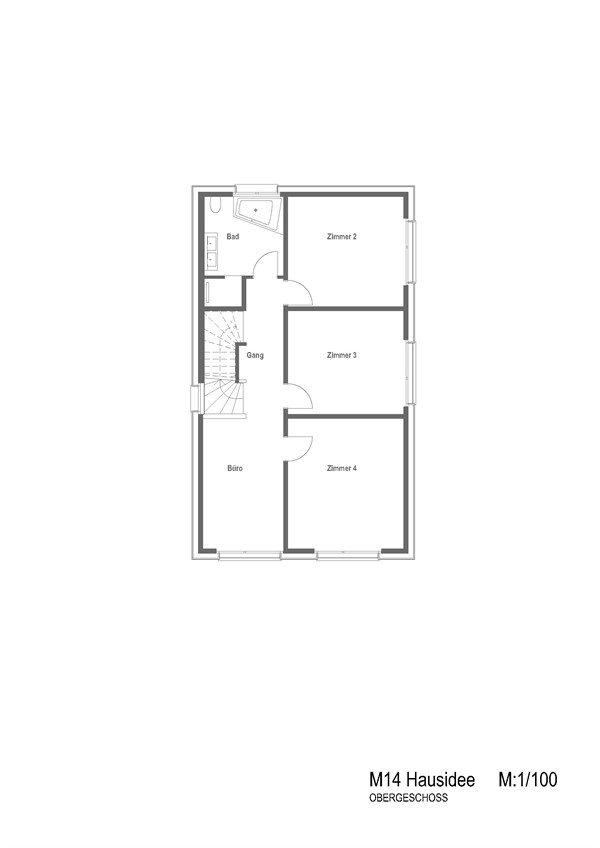 Einfamilienhaus M14 - Obergeschoss
