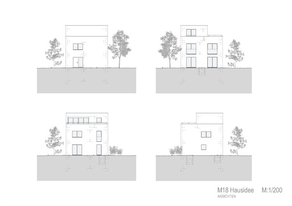 Einfamilienhaus M18 - Aussenansicht