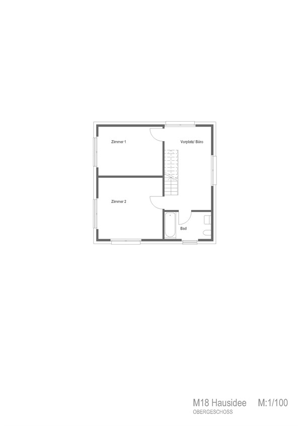 Einfamilienhaus M18 - Obergeschoss